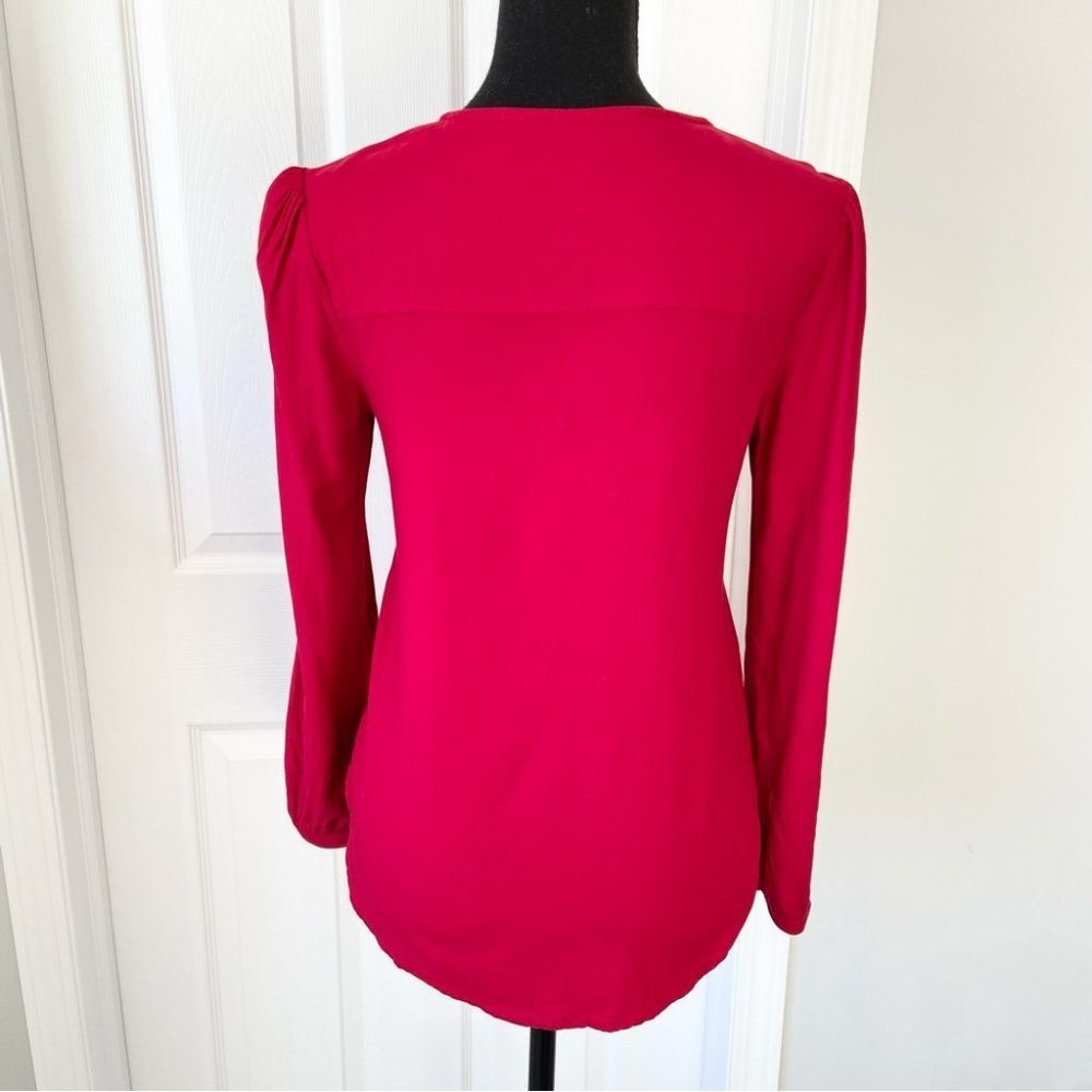 True Religion V Neck Button Down Blouse - Picture 3 of 14